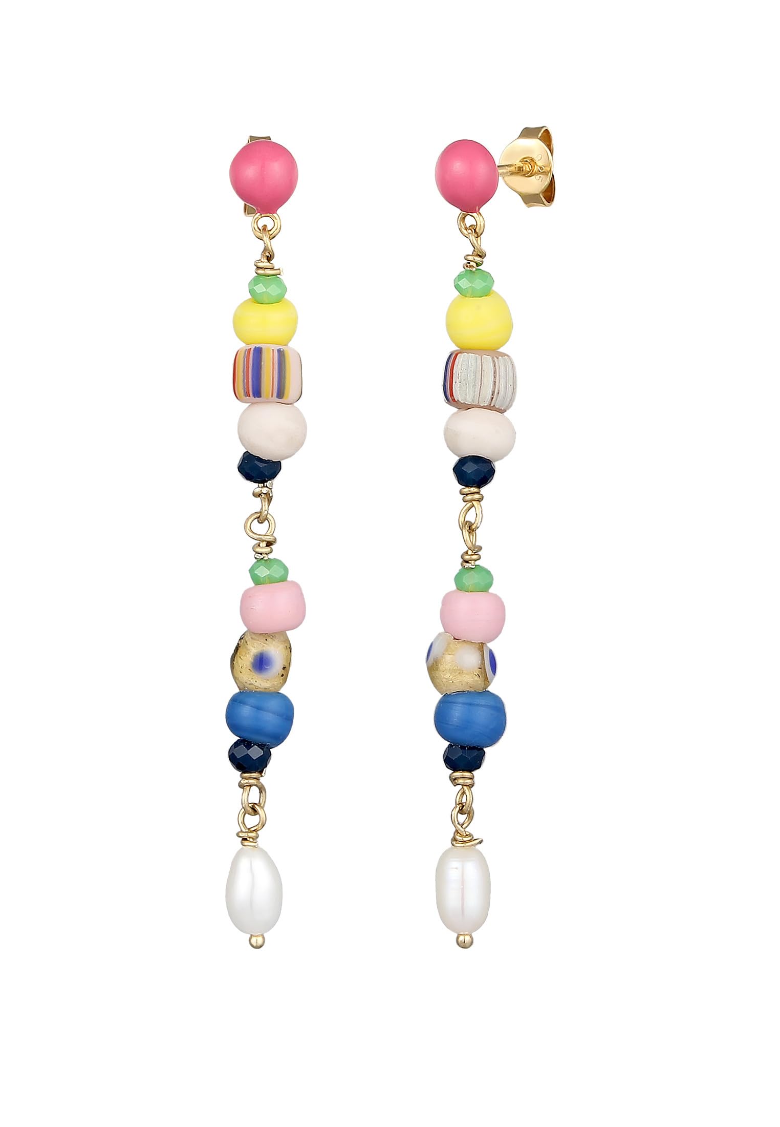 Elli Ohrringe Elli Ohrringe Damen Ohrhänger Beads Bunt mit