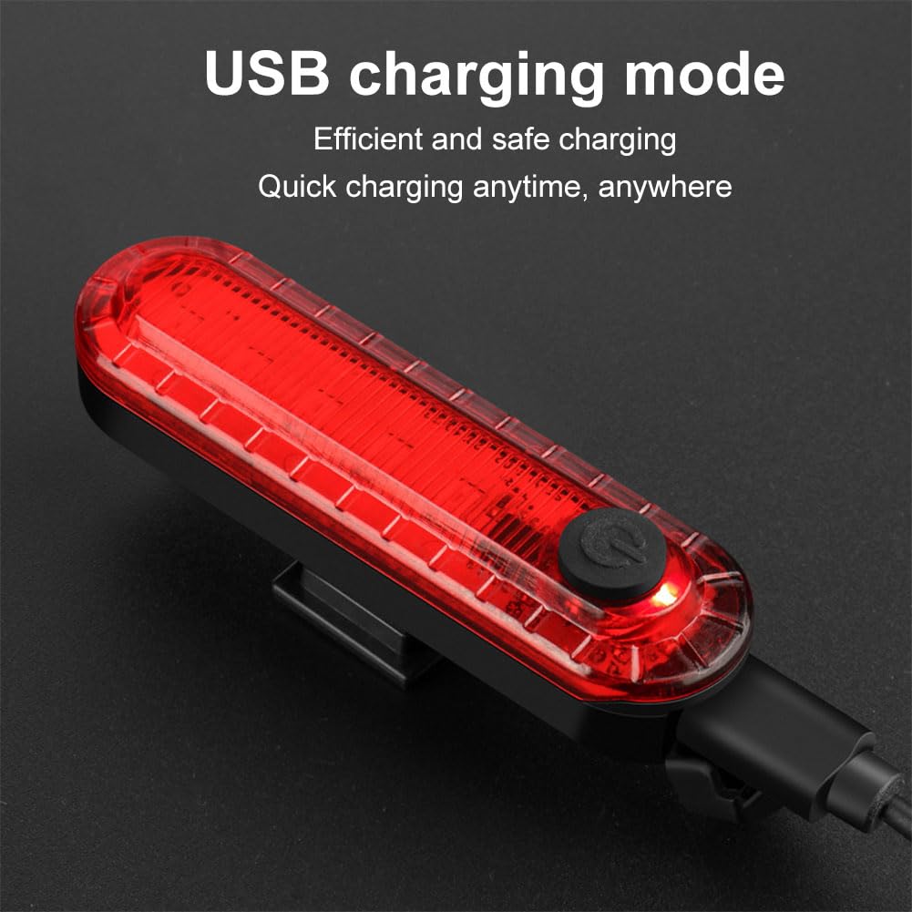 Lumiere Velo Avant et Arriere Feu Arrière de Vélo USB Rechargeable 4 Modes d'Éclairage Lampe Vélo LED Étanche Eclairage Velo pour Cyclysme VTT Vélo de Route Longue Durée de Vie de la Batterie