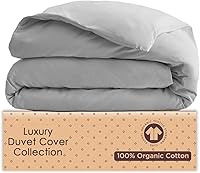 Vista 15 de Tissaj - Sábanas de cama de algodón orgánico 100%, fundas de edredón y sábanas bajeras – 500 hilos, certificado GOTS – sábana bajera, sábana plana