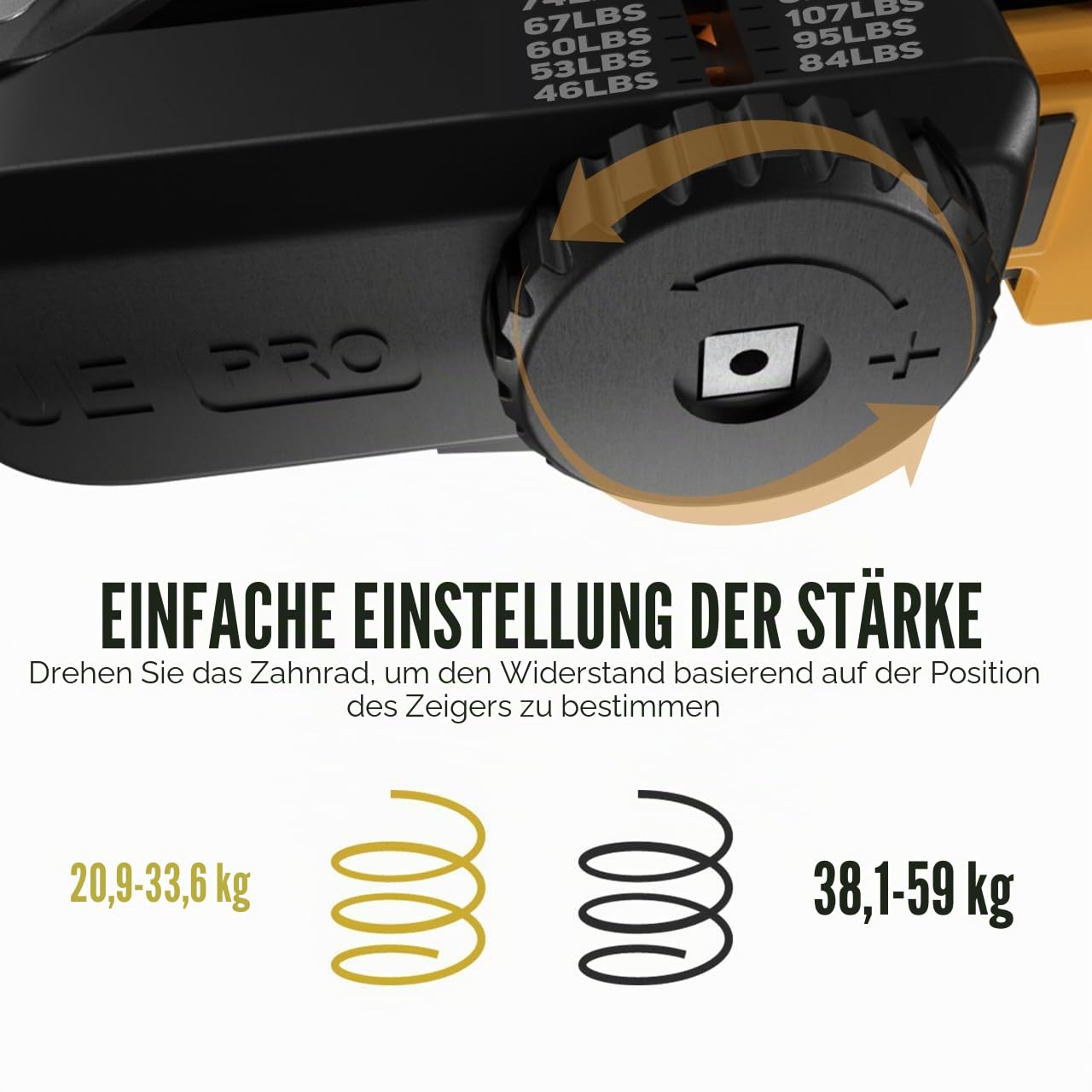JE-PRO Kiefertrainer für Männer und Frauen, justierbarer Widerstand, 46-130 LBS, Gesichts- und Nackentrainer, kraftvoller Jawline Trainer für definierte Gesichtskonturen