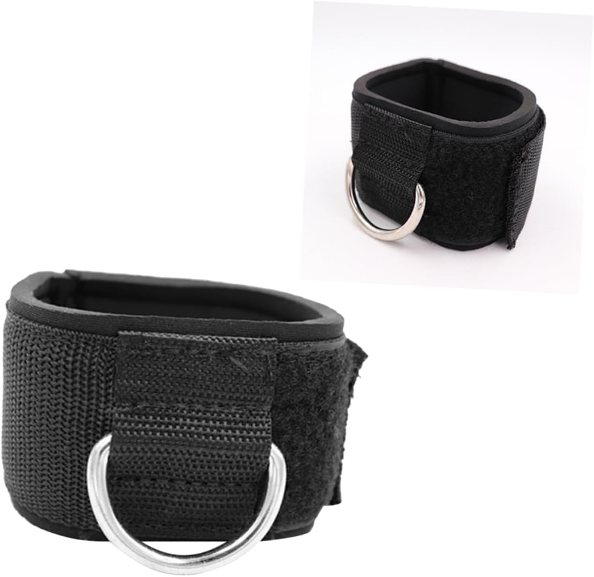 BESPORTBLE 1 Pair Ankle Protector Straps for Leg Stretch Training Durable Cotton Support for Men Women Lightweight Protective Tools for Home Gym Workouts Black