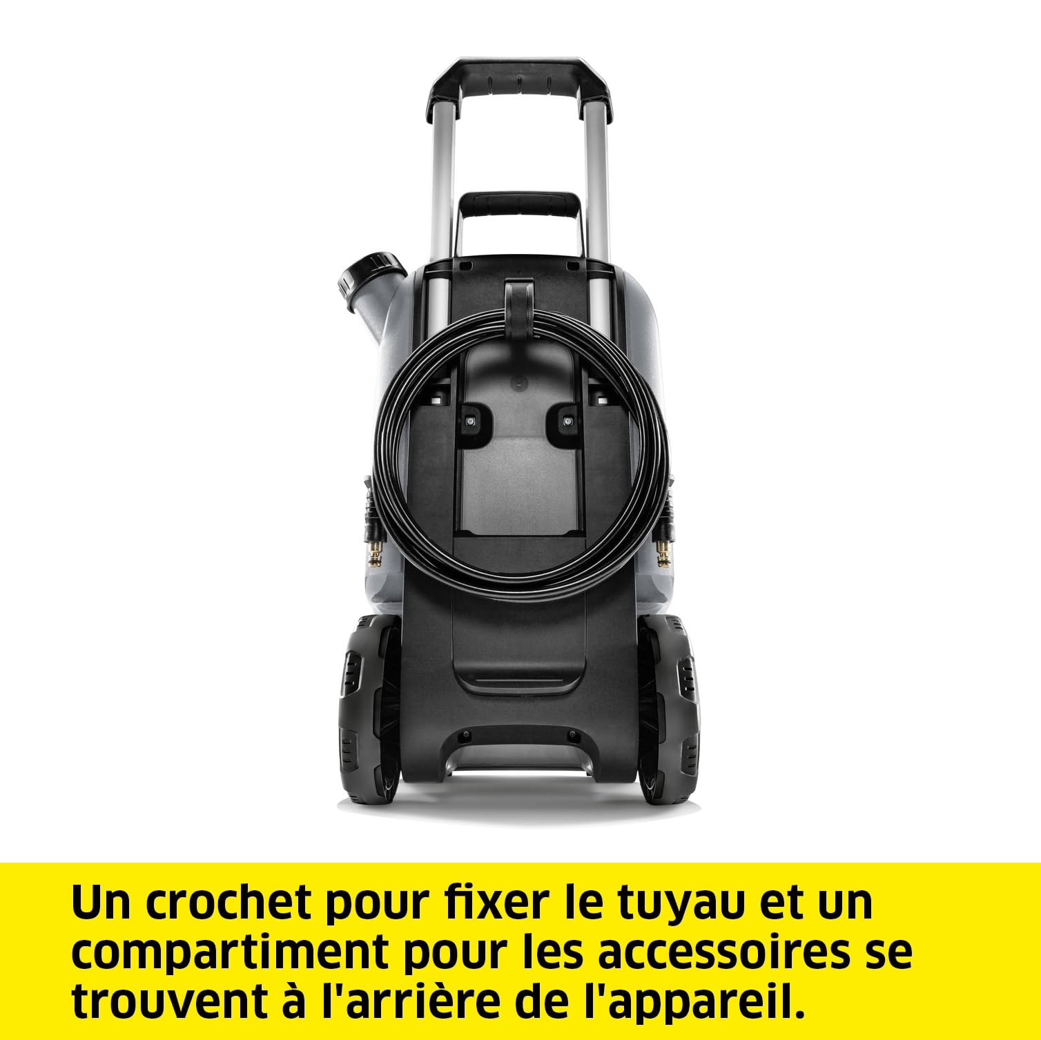 Kärcher Chariot à Eau WT 12 l, Avec Grandes Roues et Poignée Télescopique, Étanche, Accessoire d'Origine pour le Nettoyeur Sans Fil Moyenne Pression OC 6-18 de Kärcher