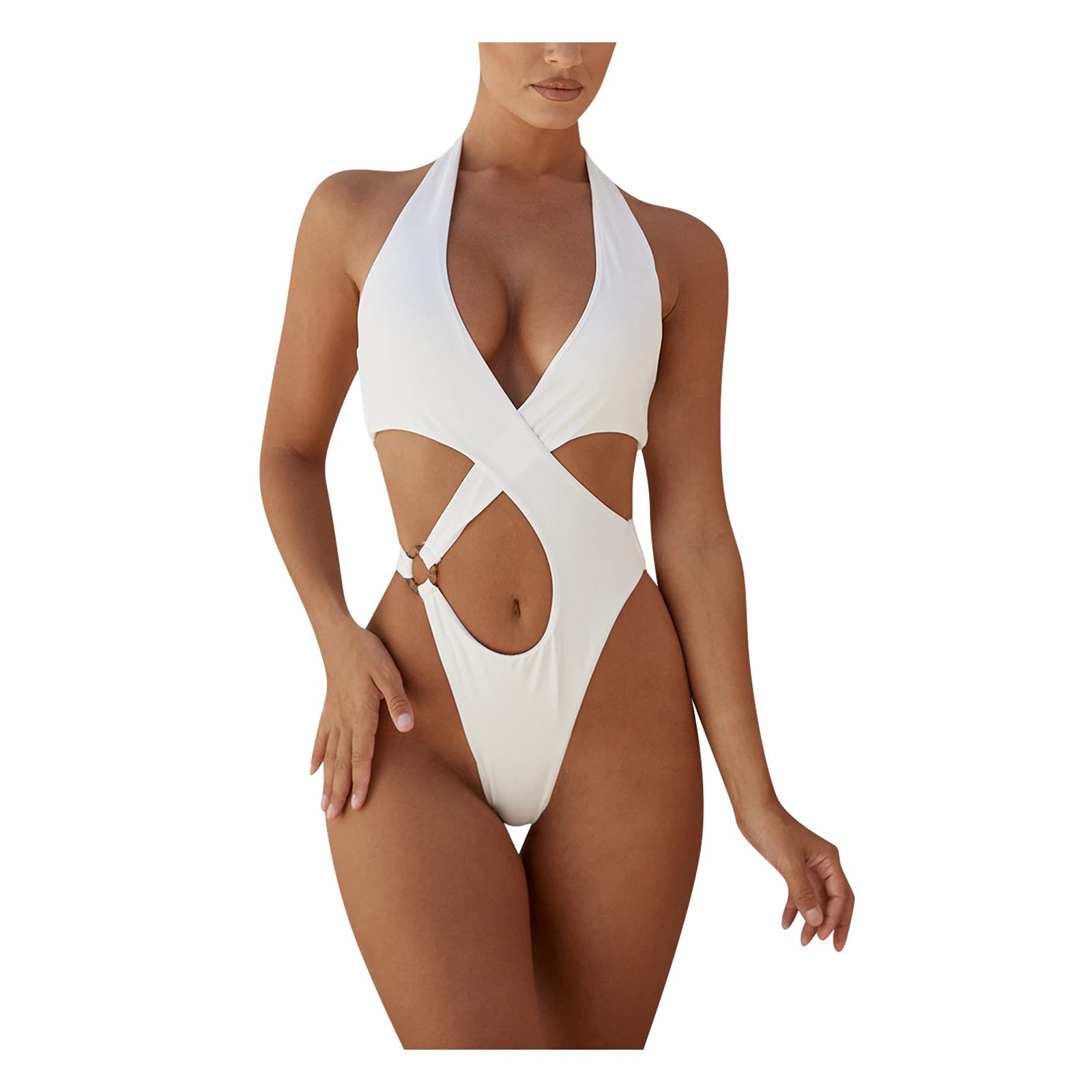 Bikini push-up efecto moldeador con control de abdomen para playa 7
