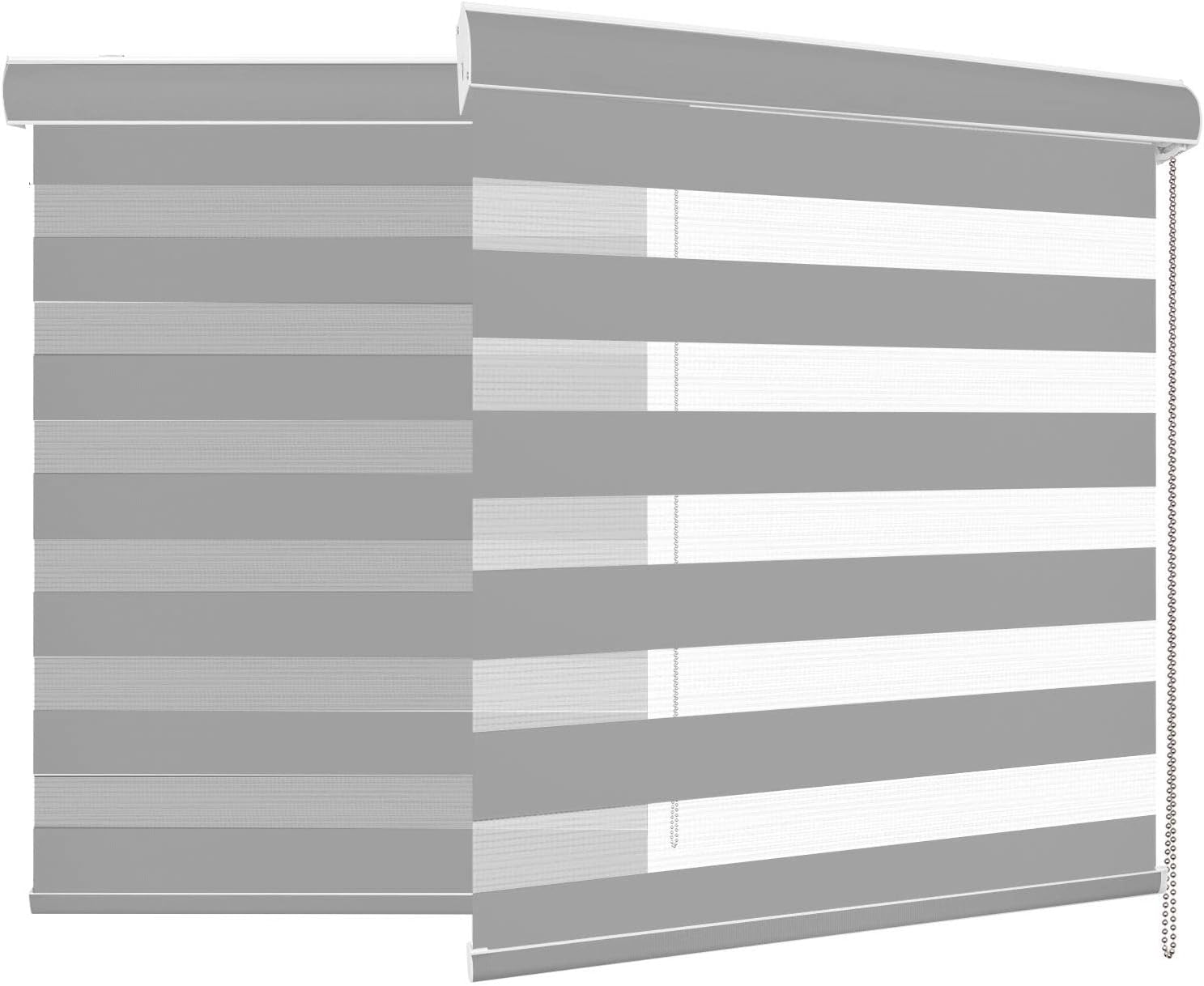 Buseu Zebra Blinds for Windows, 34" W x 72" H Zebra Shades