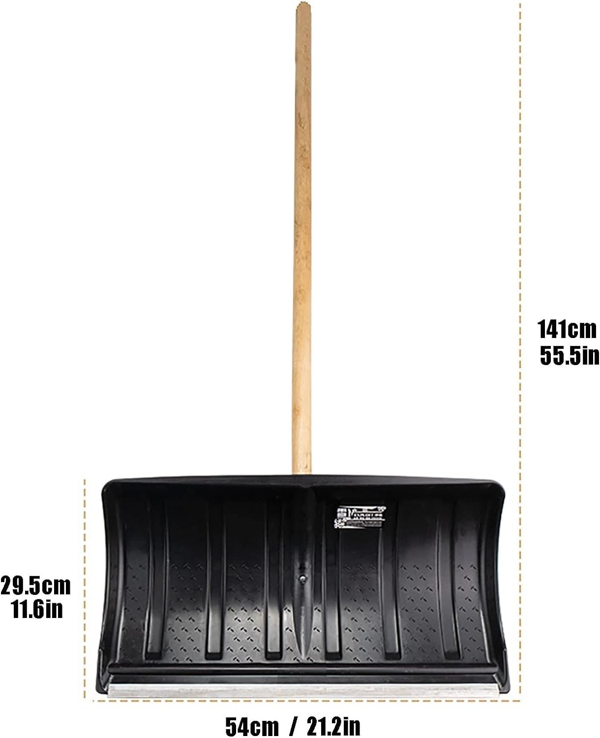 Amazon.co.jp: 長い柄の雪かきシャベル 雪掻きスコップ 雪かき 除雪