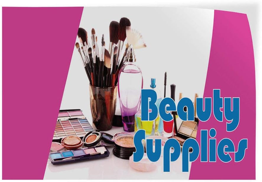 Beauty Supplies #1 Indoor Store Sign Vinyl Decal Sticker 8