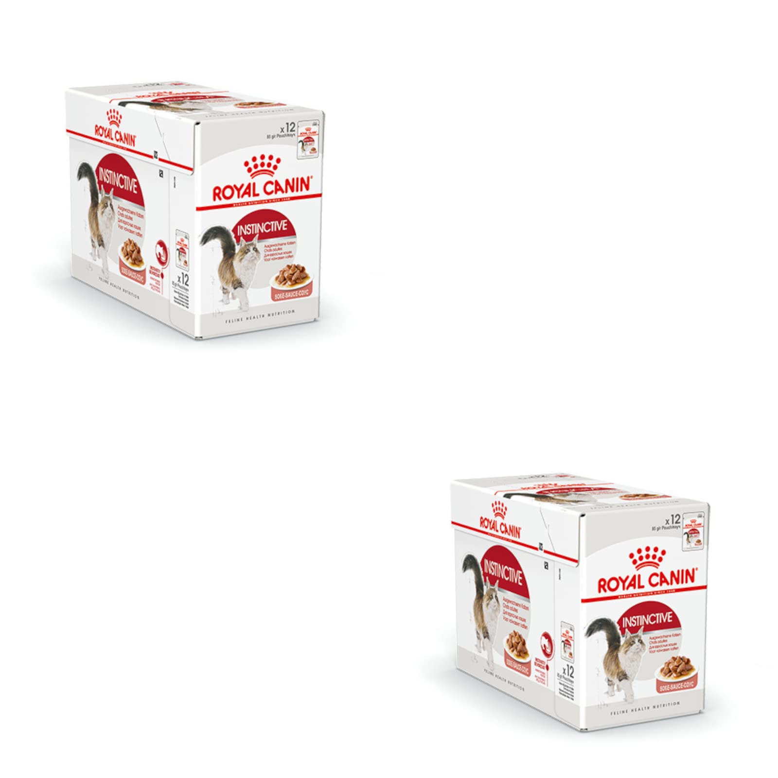 Royal Canin Jalea Instinctive | Paquete doble | 2 x 12 x 85 g | Comida húmeda en gelatina para gatos adultos | Para apoyar el tracto urinario y el peso