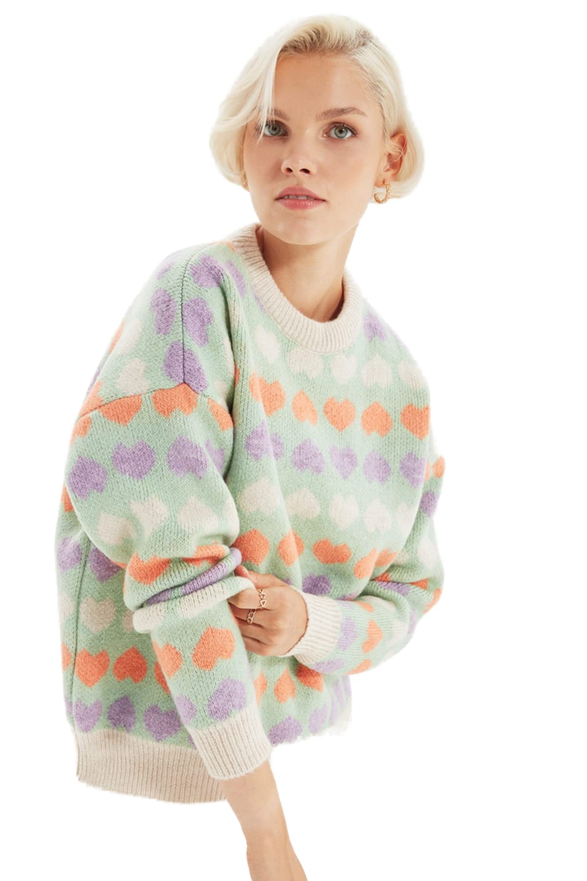Trendyol Jersey De Cálido Y Cómodo - Variedad De Colores Menta Mujer Pequeño