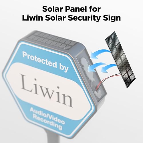 Miniatura 4 de Liwin Paneles solares para letrero de luz de calle, accesorios para letrero de luz de calle Liwin