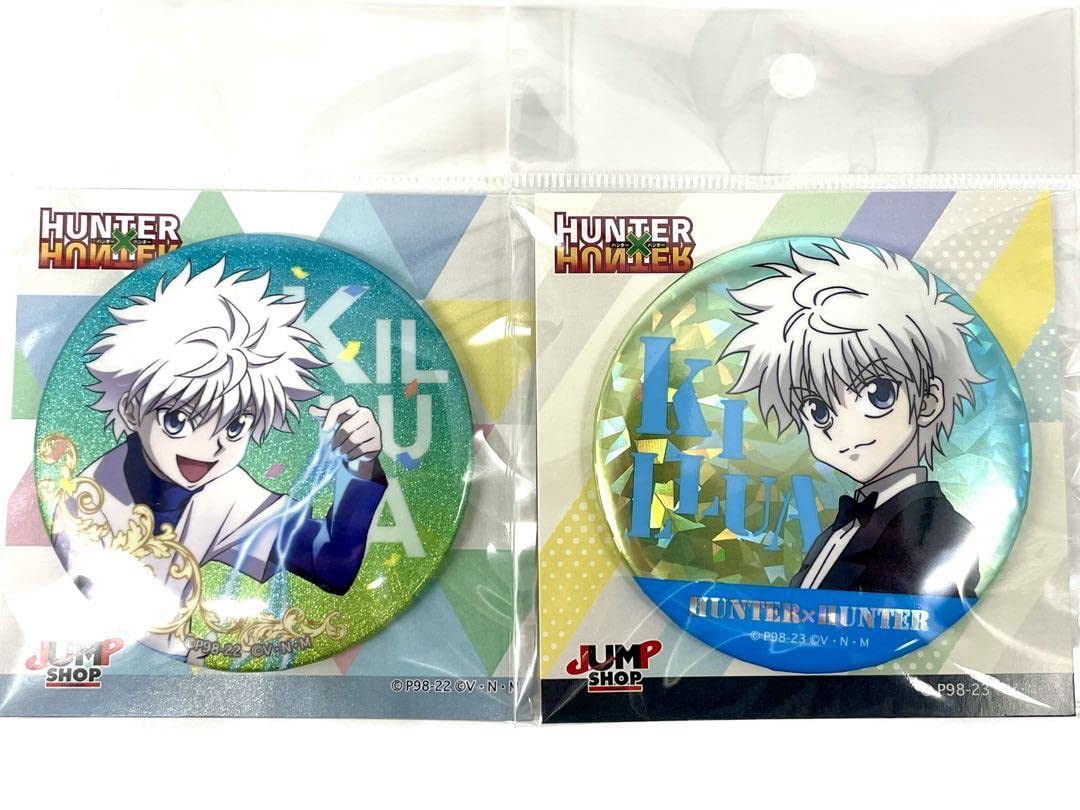 Amazon | HUNTER×HUNTER グリッター 缶バッジ キルア ジャンプショップ 