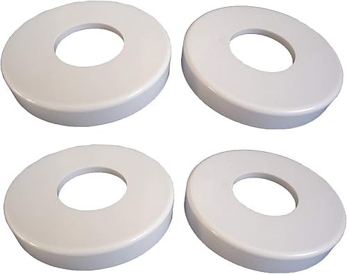 Miniatura 1 de ATIE Cubierta de placa de escudo para escalera de piscina y spabarandilla de mano, reemplaza la cubierta de placa de escudo Hayward SP1041 (paquete