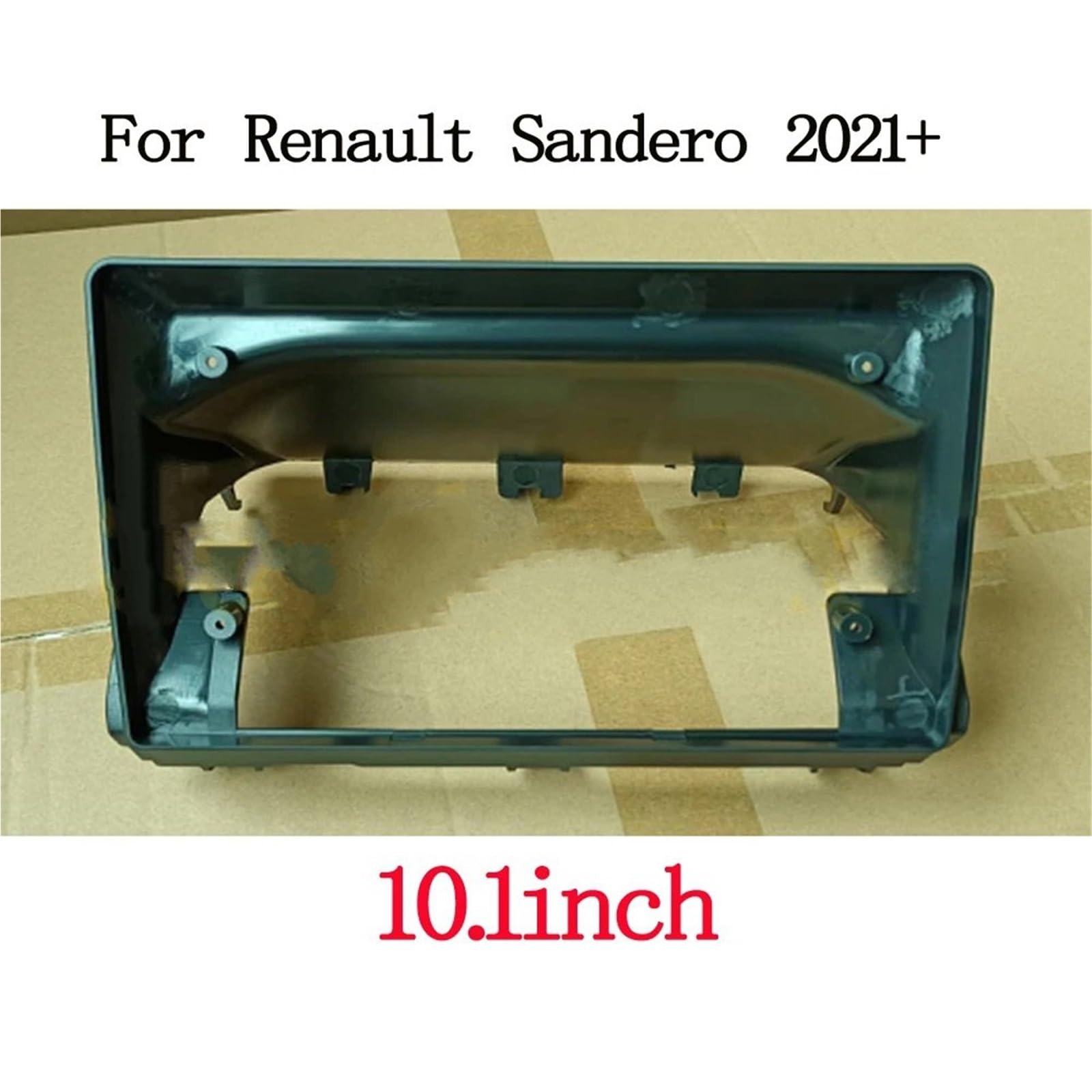 Rama radia samochodowego Panel montażowy 2DIN pasuje do Renault Sandero 2021 2022, radia samochodowego, deski rozdzielczej, zestawu montażowego DVD na desce rozdzielczej