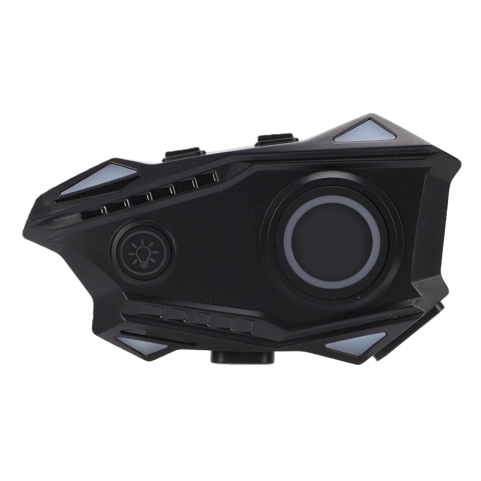 Yctze Auricolare Bluetooth per Casco da Moto con Cancellazione Intelligente del Rumore, Batteria da 1000 MAh Dal Design Ultra Sottile e Impermeabile per Moto da Motoslitta