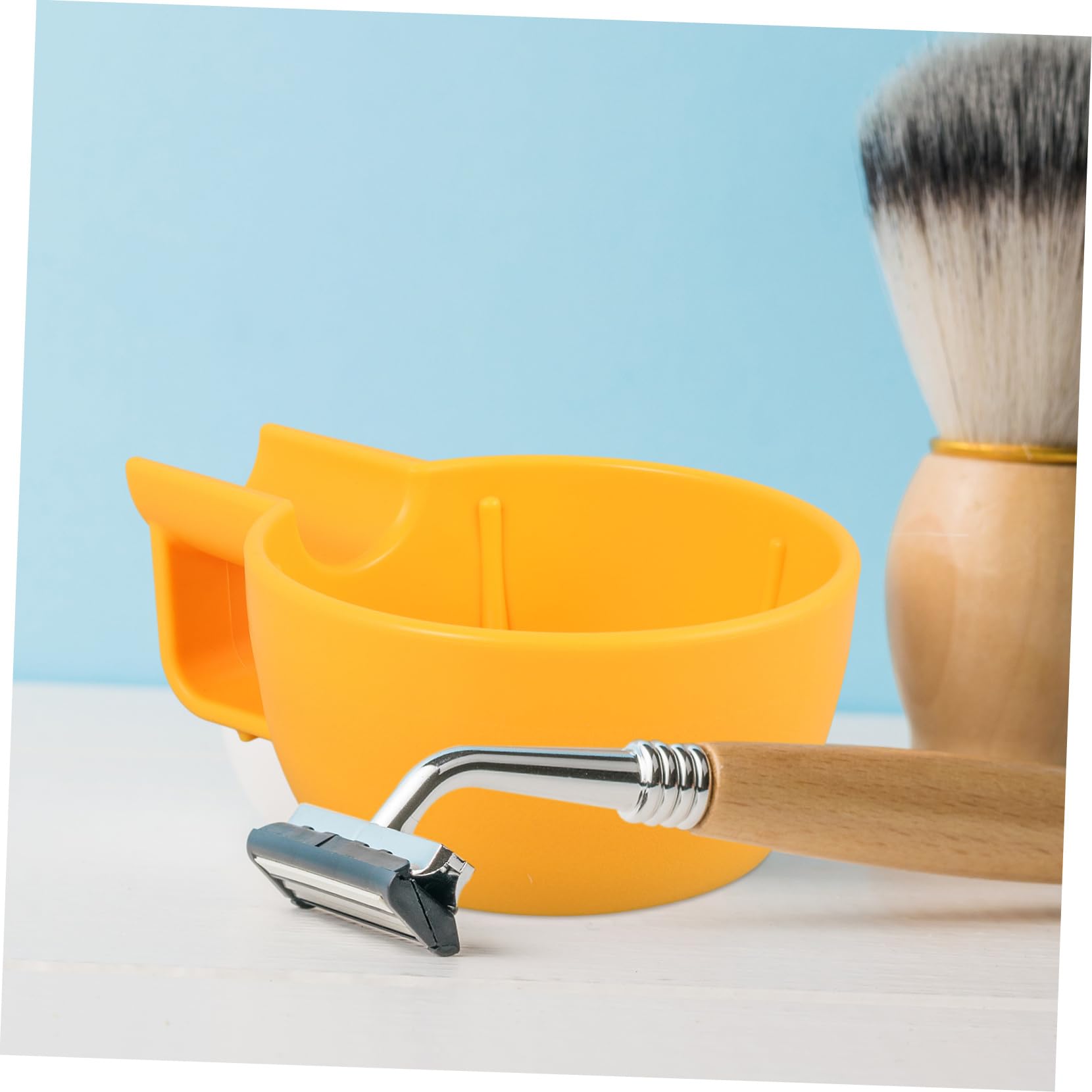 FRCOLOR 4 Piezas De Crema De Afeitar Cuenco Para Enjabonar Jabón Cuenco De Afeitar De Natural De Crema De De Plástico Decorativo