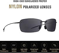 Vista 72 de JULI - Lentes de sol deportivos para hombres y mujeres, marco sin montura Tr90 para correr, pesca, golf, surf, conducción, MJ8009