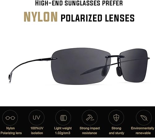 Miniatura 72 de JULI - Lentes de sol deportivos para hombres y mujeres, marco sin montura Tr90 para correr, pesca, golf, surf, conducción, MJ8009