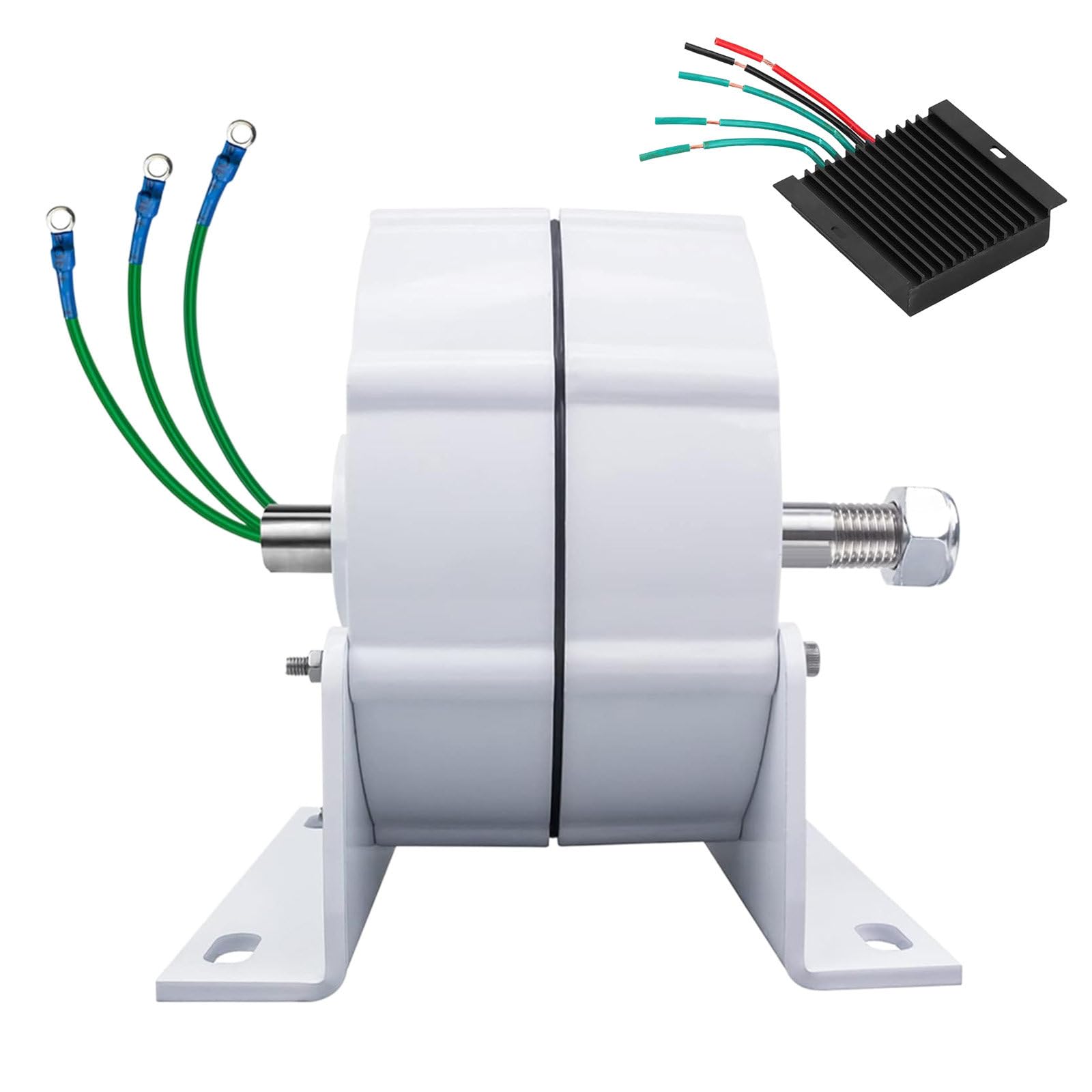 Alternateur triphasé CA haute efficacité pour éolienne horizontale synchrone 600W