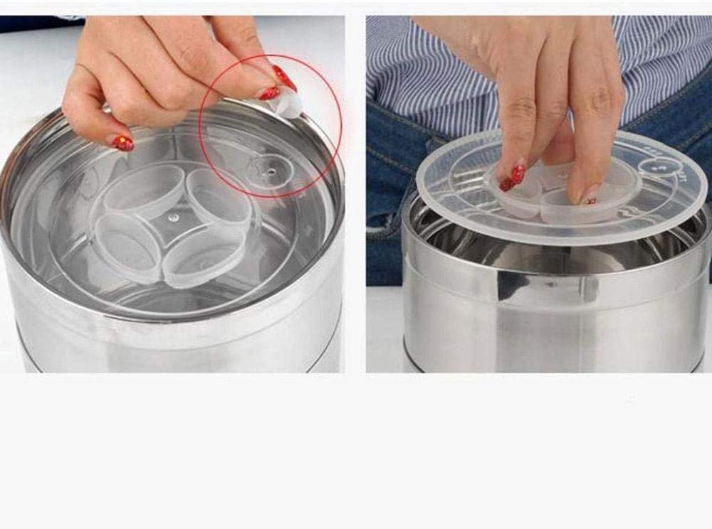 Fiambrera multicapa de acero inoxidable Fiambrera para estudiantes adultos de gran capacidad Fiambrera portátil con aislamiento térmico sellado multicapa Fiambrera para niños y adultos con fiambrera