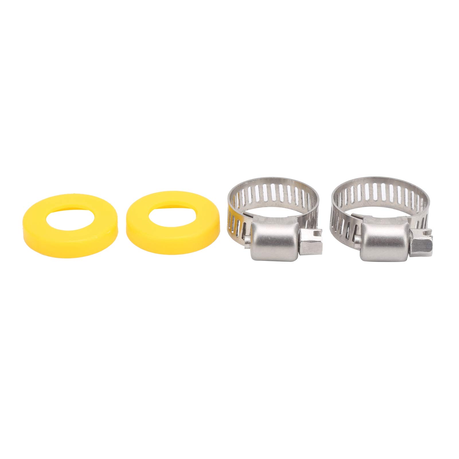 Adattatore con raccordo a T per sensore di pressione del carburante con 2 anelli in plastica per 3/8 raccordi a innesto rapido per manometro universale per auto, Sensore di pressione