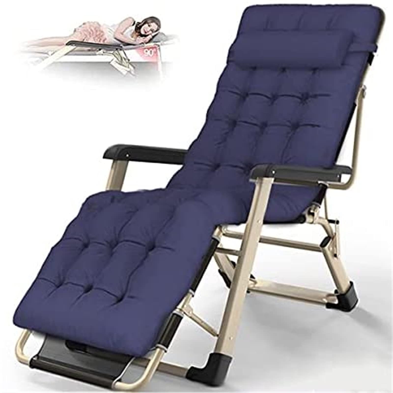 Chaise longue pliante inclinable au jardin avec la technologie FANDIAO
