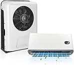 12V DC Air Conditioner Truck Air Conditioner for Rvs, Trucks, Construction Vehicles etc, Electric Split Parking A/C Silent Air Outlet Fast Cooling 10500BTU