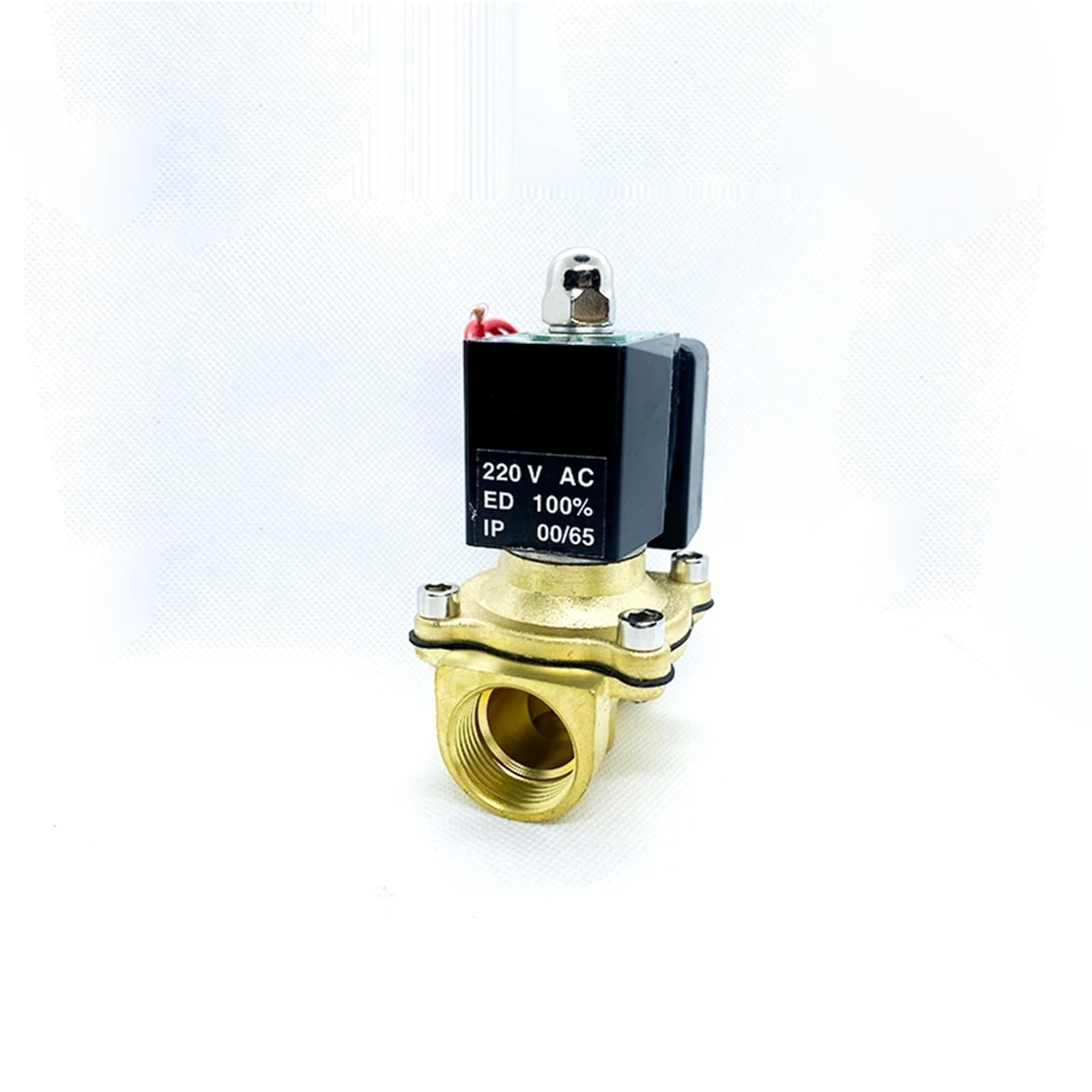 Electroválvula de latón 1/2" Normalmente Cerrada, 24 V CC, 12, 110 CA, 220, for Gas, no Caliente, for Trabajo prolongado(NPT-24VAC)