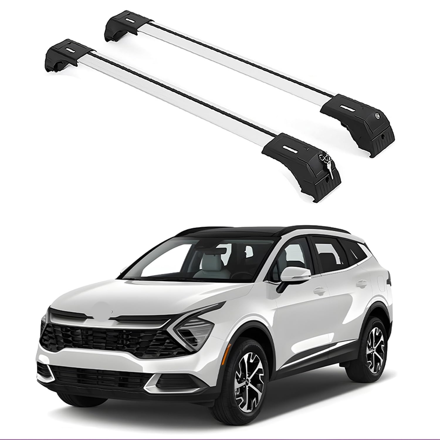 Car Roof Rack ERKUL Roof Rack Cross Bars For Kia NIRO 2023-2025