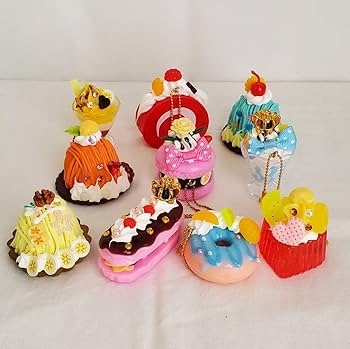 Amazon.co.jp: 贅沢スイーツ ケーキ チャーム キーホルダー