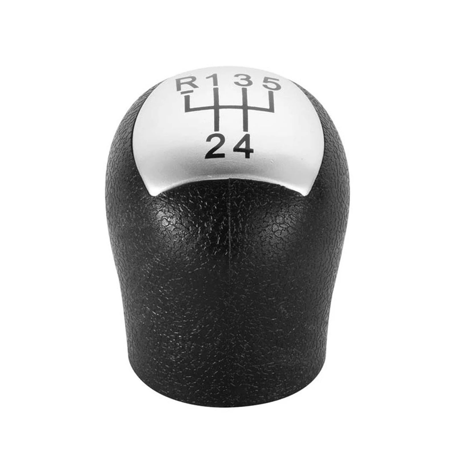 Vavgkdkpzb Silver Shifter Lever Handle For Clio Ii 2 Car Gear Shift Knob Lever Shifter Stick Pen Head(Silver)