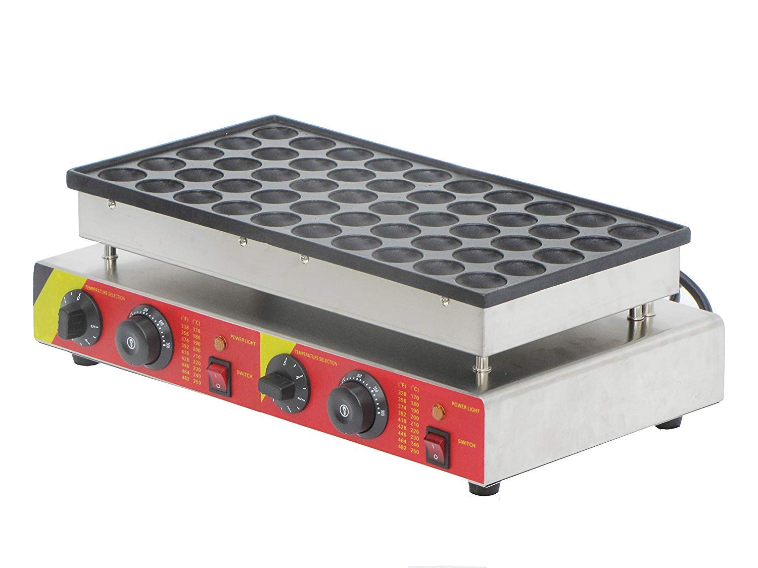 FHRKA NP-544 50pcs Automatic Poffertjes Grill Poffertjes machine poffertjes grill Dutch Mini Pancakes Machine Commercial Waffle Maker