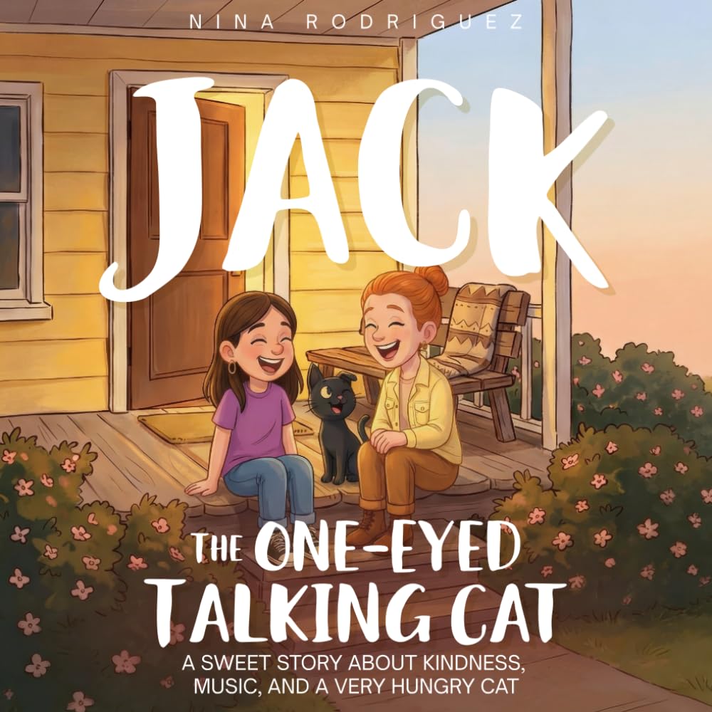 Jack the One-Eyed Talking Cat: A Sweet Story About Kindness, Music, and a Very Hungry Cat