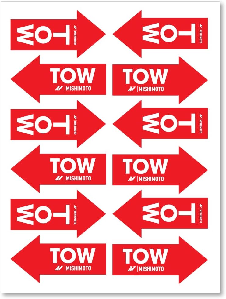 Mishimoto Racing Tow Hook, Compatible with Toyota GR Corolla 2023+, Black