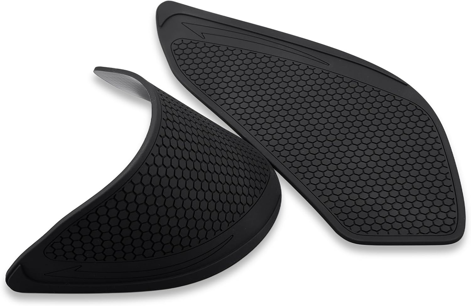 for Ninja 600 636 ZX-6R ZX6R Motorcycle Fuel Tank Traction Pad Side Gas Knee Grip Protective Sticker Protector (for Kawasaki Vehicle) '09-'25 '24-'25 (Black)