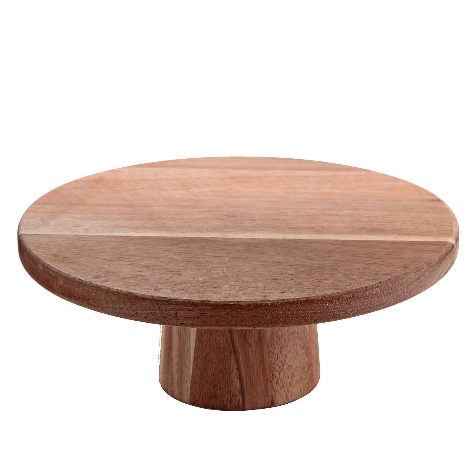 Deconox Doğal Akasya Ahşap Ayaklı Sunum Tahtası ve Kesme Panosu - 24.5x9.5x1.5 cm Dekoratif Kahve, Peynir ve Sushi Servis Tepsisi