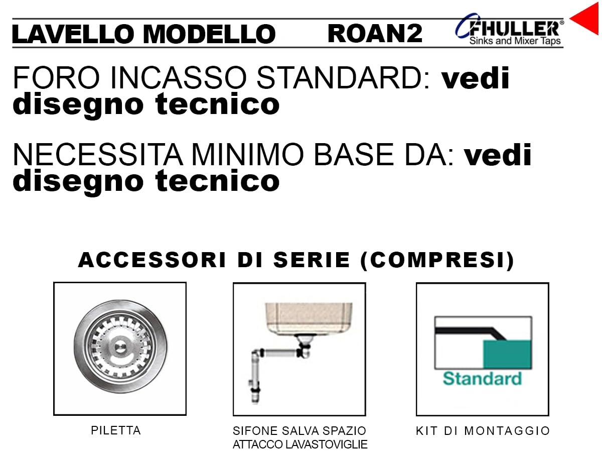 Lavello da Cucina ad Angolo, 83x83 cm, 2 Vasche in Acciaio Inox Spazzolato con Gocciolatoio