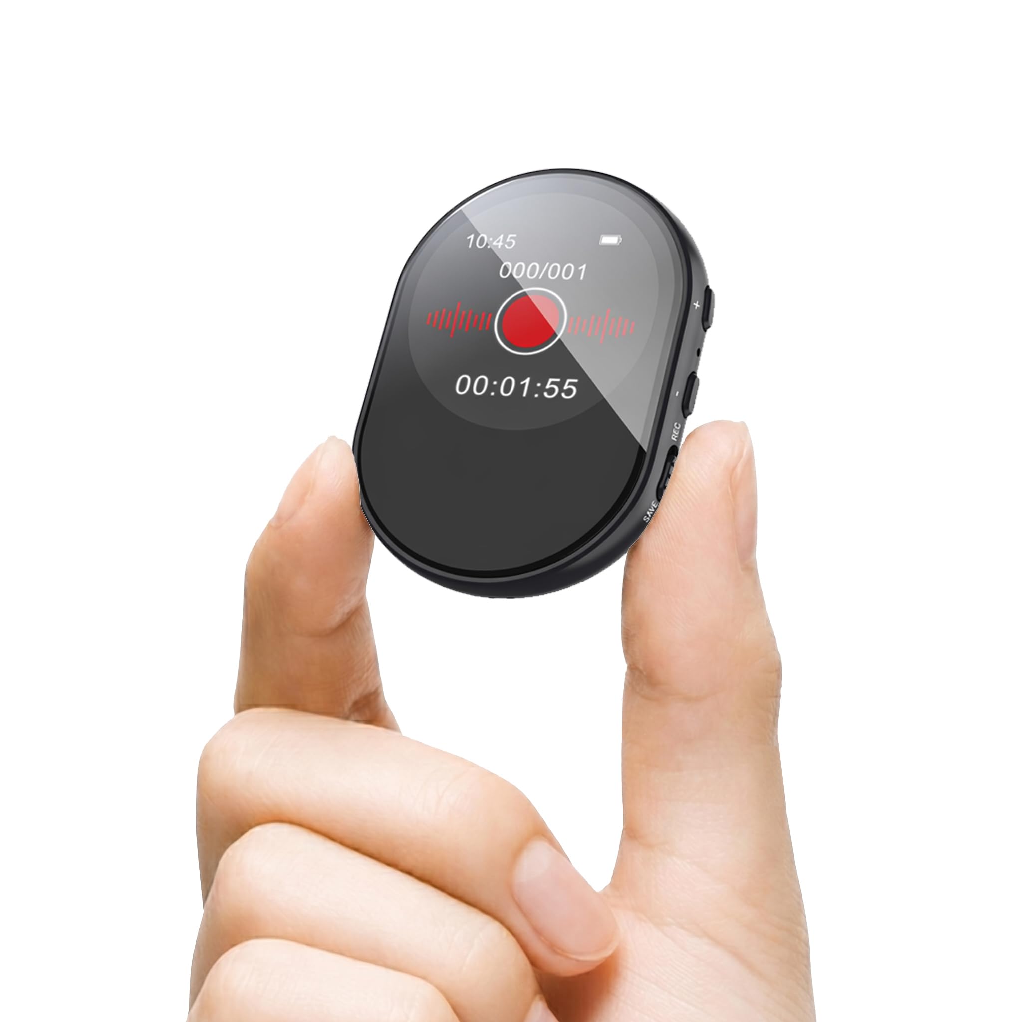 Intelligent Voice Recorder AI 128GB with Display and Artificial Intelligence, Noise Reduction, Power On Password, Timed Recording, Memory Playback