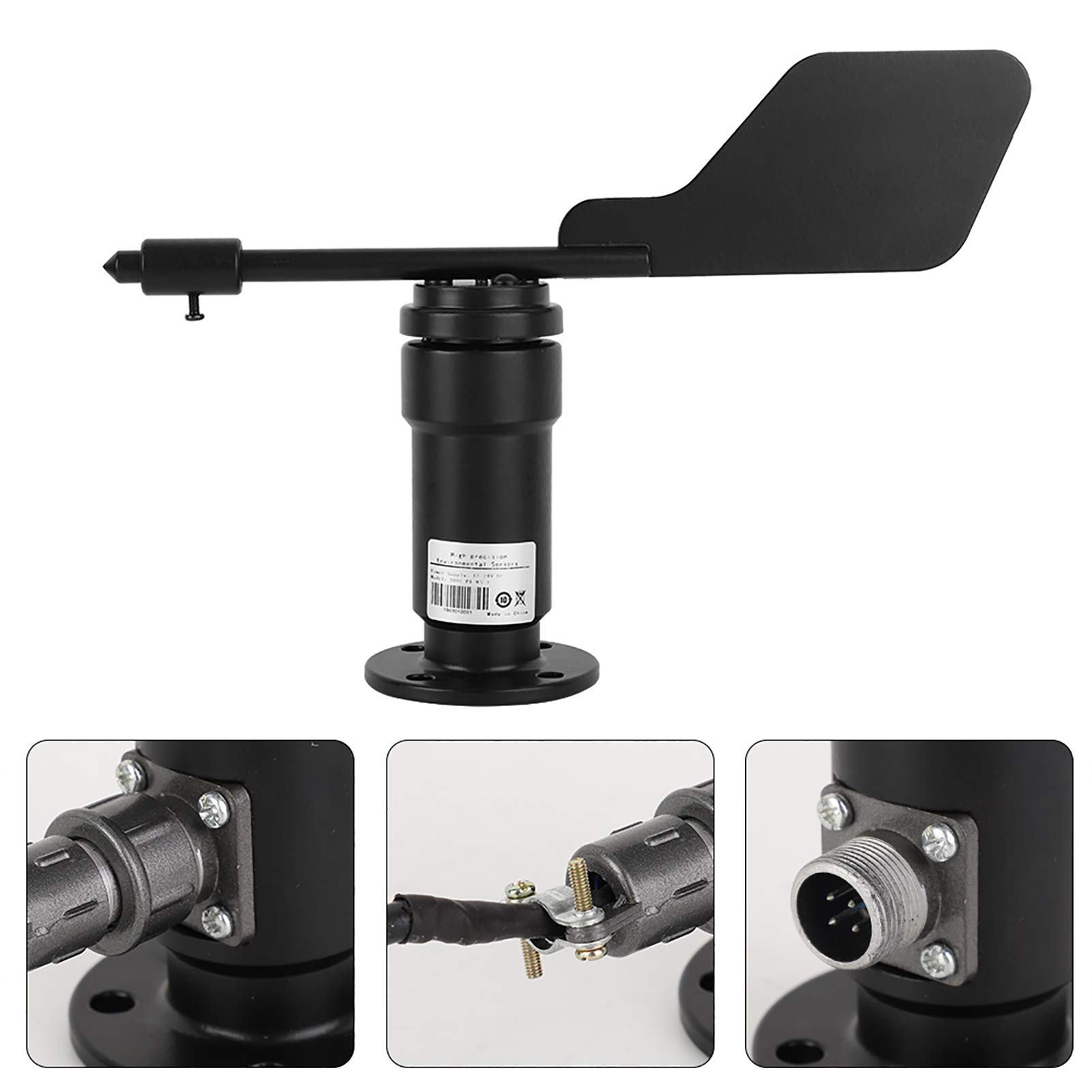 Sensore di Direzione del Sensore di velocità E Direzione del in Lega di Alluminio Strumenti di Monitoraggio del Giardino con Interfaccia RS485 per Monitoraggio Meteorologico E Giardino
