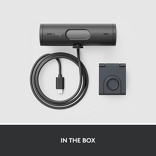 Miniatura 11 de Logitech Brio 501 Cámara web Full HD con corrección automática de luz, modo de espectáculo, micrófonos de reducción de ruido dual, cubierta de Negro