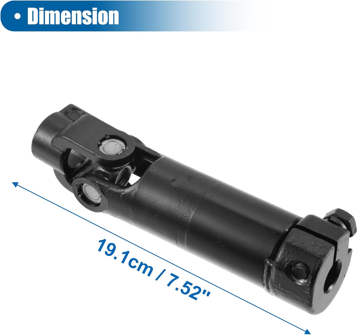 X AUTOHAUX Steering Column Intermediat Shaft for Dodge for Ram 1500 2500 3500 Lower Shaft Replaces 55351444AD 55351444AC