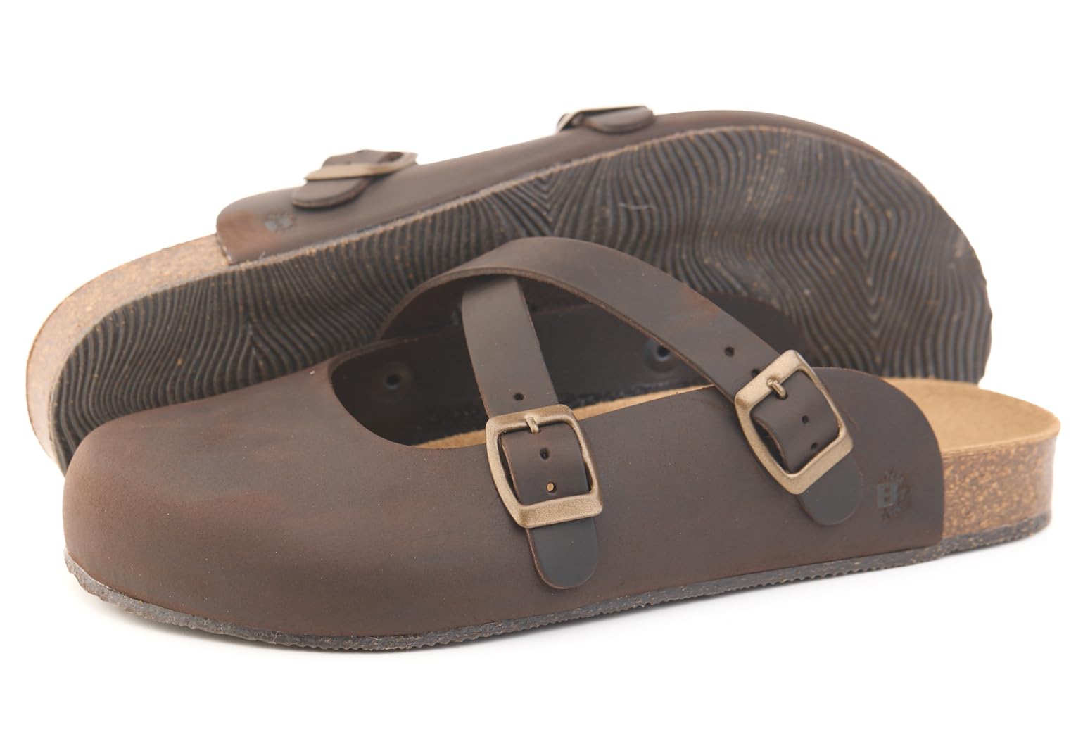 BIOLINE, Megan INGRASSATO, Scarpe Sabot Sandali Ciabatte Pelle Moda Casual Fashion