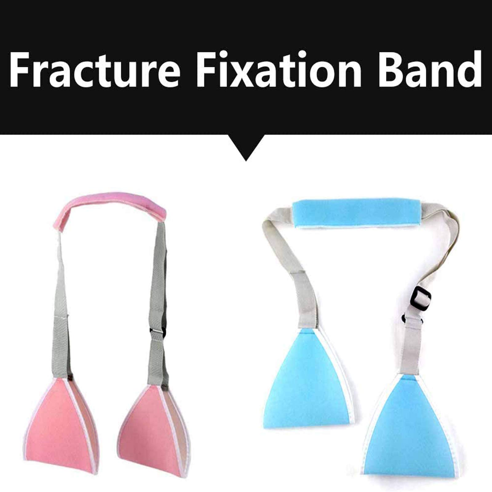 Soporte de hombro con cabestrillo para brazo, banda de fijación de fracturas para recuperación rápida, estabilización para antebrazo lesionado, ajustable, liviano, para niños y adultos, mano izq