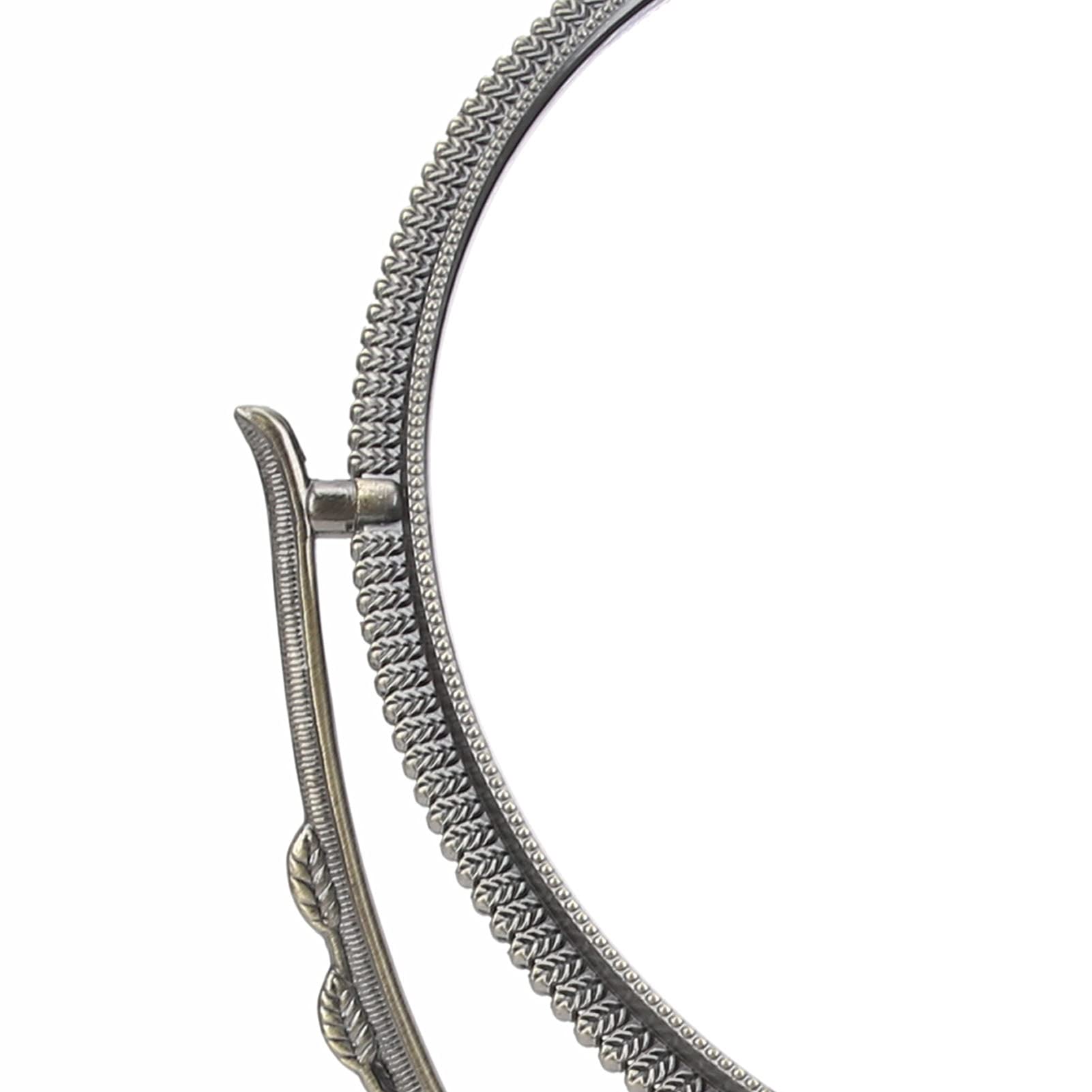 Tonysa Make-Up Mirror with 360° Rotation, Metal Antique Style (Tuba z