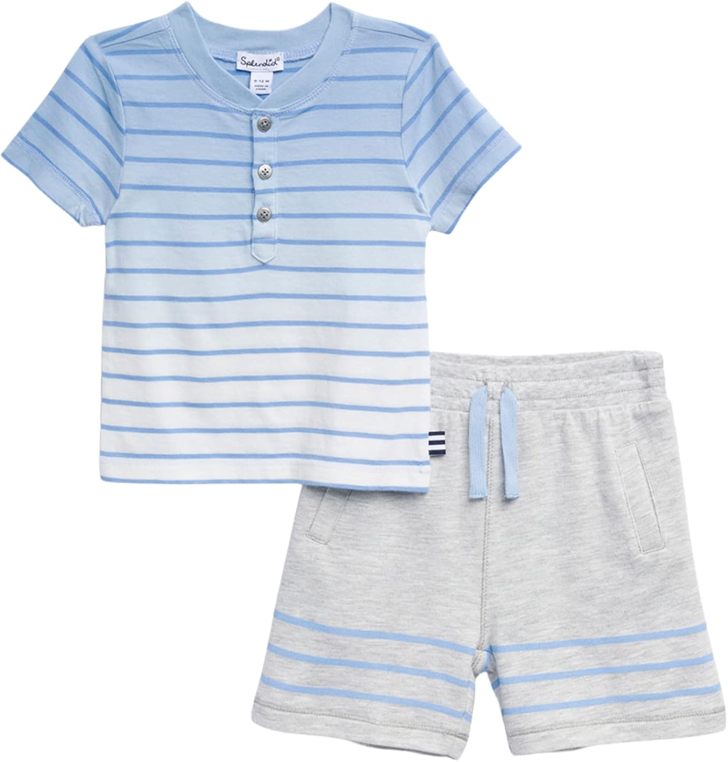 Splendid baby-boys Top Shirt and Bottom Short Set: Clothing, Shoes & Jewelry
