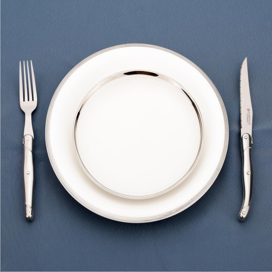 Forks Set of 6 Light Premium Dishwasher Safe Stainless Steel Flatware Silverware with Gift Box