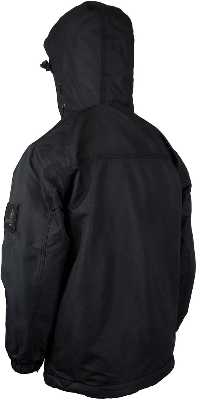 black waterproof school coat
