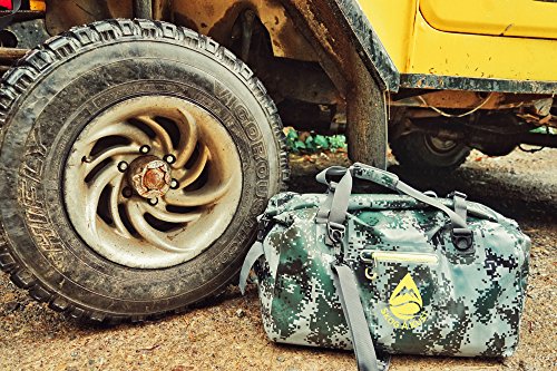 Image of Skog A Kust DuffelSak Waterproof Duffel Bag | 40L White | 40, 60 and 90 Liter Sizes, For Sports, For Travel