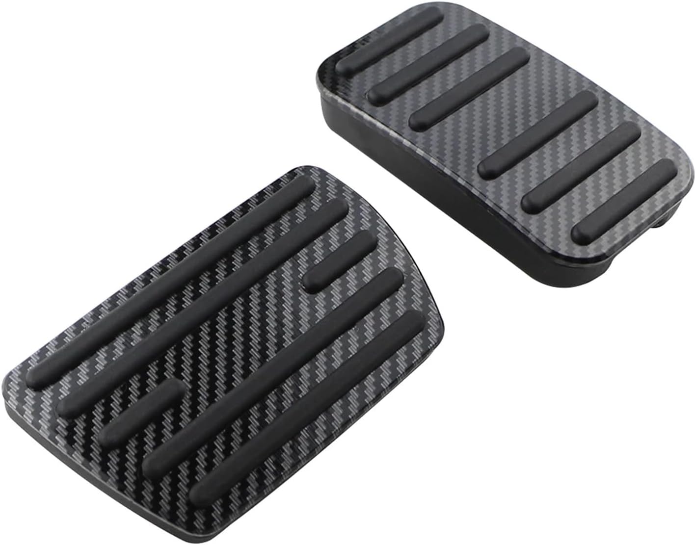 Carbon Fiber Non-Slip Brake & Accelerator Pedal Covers for Honda Civic 10th/11th Gen 2016-2024 - No Drill Install