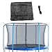 Upper Bounce Replacement Trampoline Safety Net Fits for Round Frames Using Curved Pole with Top Ring Enclosure Systems (Net Only) (6 Pole, 15 Feet)