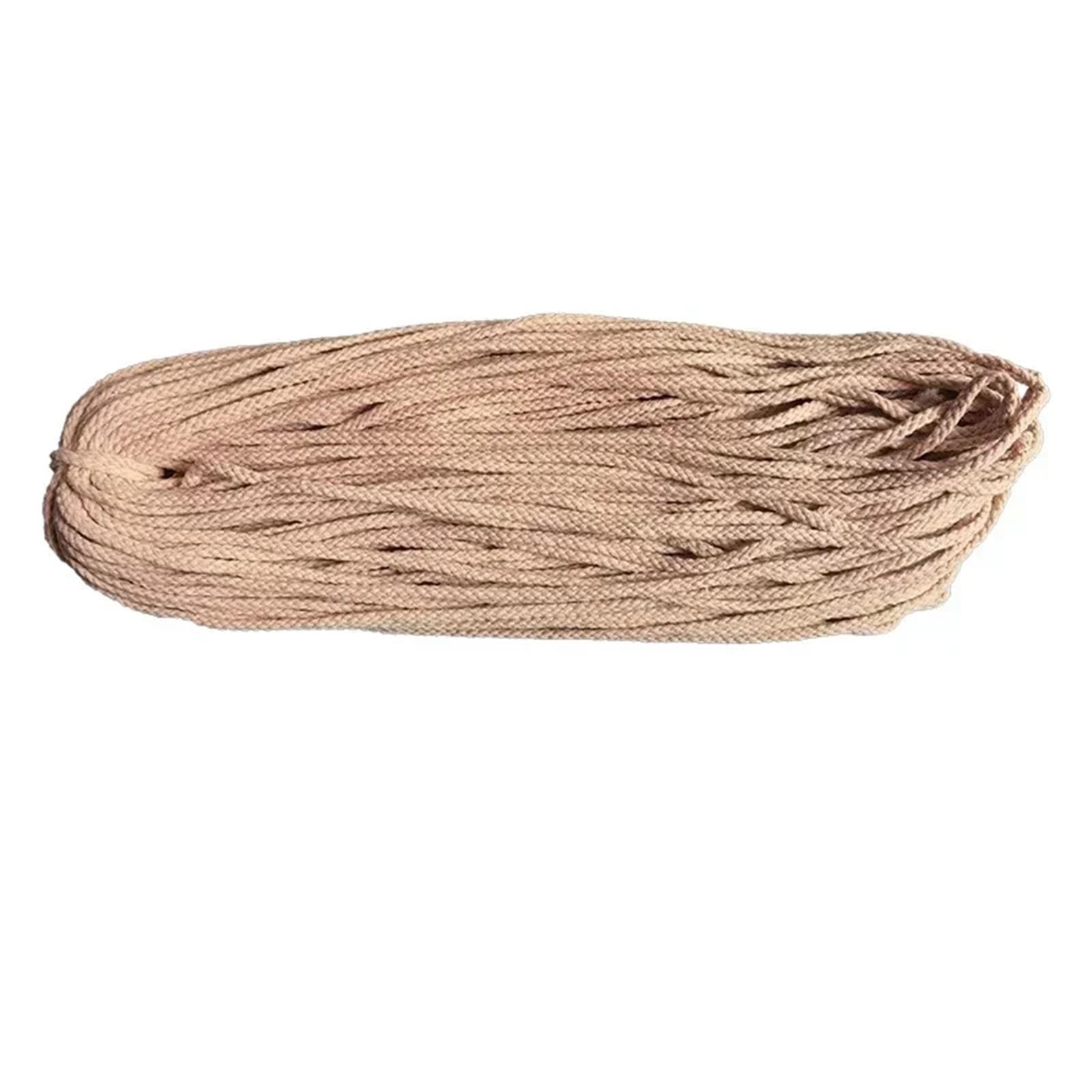 Cordón de algodón trenzado de 5mm para macramé, cuerda de 10M multicolor Lotuspink
