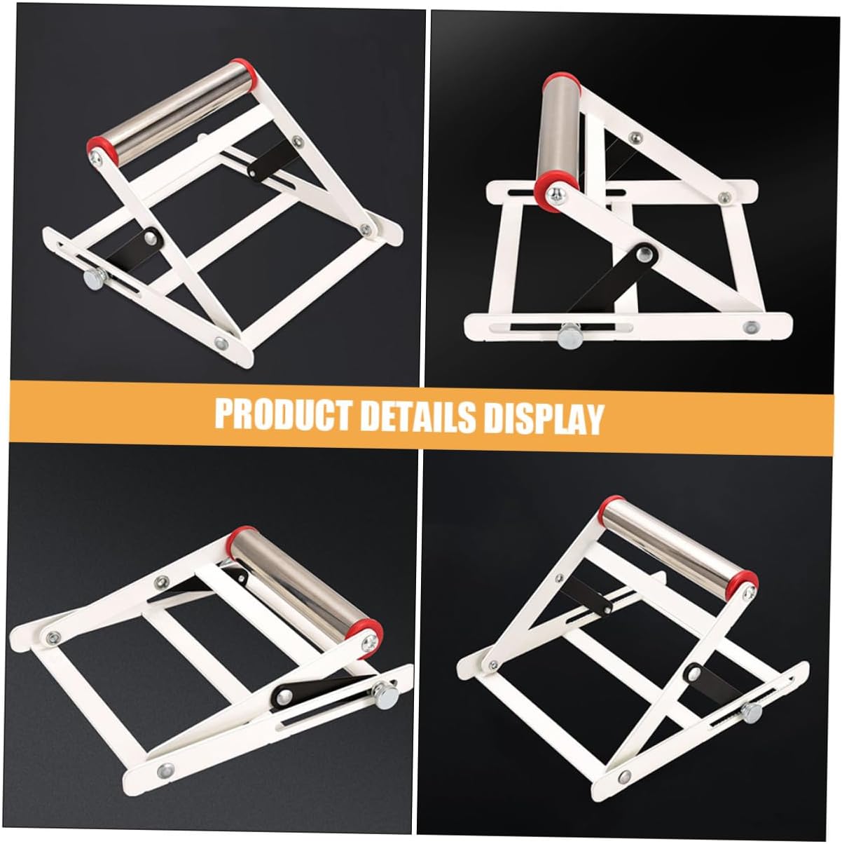 Alipis Adjustable Trimmer Support Stand with Anti-slip Teeth, Cutting Machine Support Frame for Workshop and Garage Use, Portable Cutting Machine Stand for Power Tool Accessories